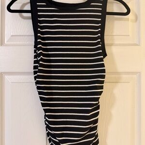 SHEIN Monochrome Striped Tank Top